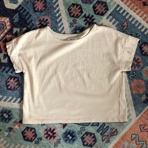 Madewell Boxy Crop Tee